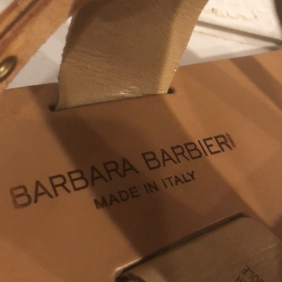 Gold, tan color(suede) sandal size 6 - Picture 7 of 9